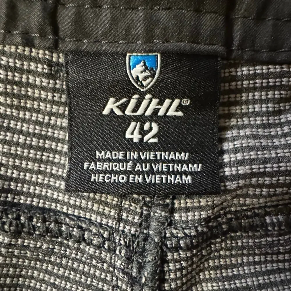 Kuhl Shorts Mens 42 Gray Vortex Kargo Shorts Hiking Camping Fishing Style 5147 - Picture 6 of 7